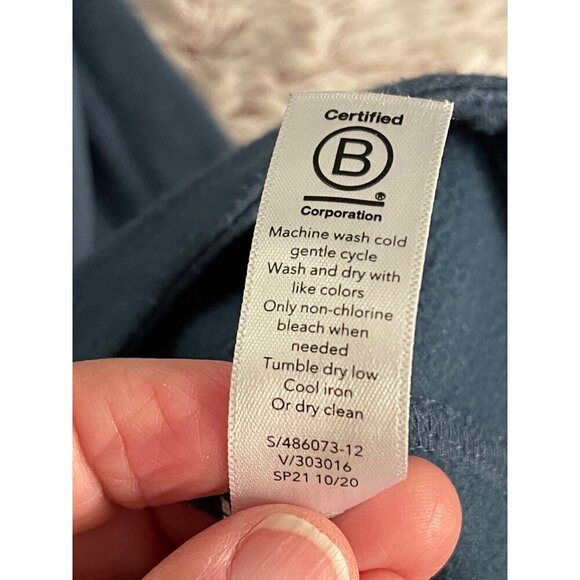 Athleta Womens Hooded Tunic Wrap‎ Top Modal/Polyester Blend S Blue - Picture 6 of 15